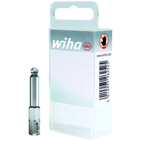 Wiha® - Bit Set Standard 25mm Sechskant-Kugelkopf 3-teilig 1/4" in Box (22655)