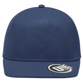 James & Nicholson - Seamless OneTouch Flat Cap MB6222, navy-blau, Einheitsgröße