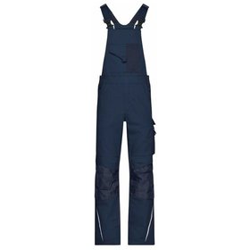 James & Nicholson - Workwear Latzhose CORDURA® JN833, navy-blau, Größe 56