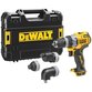 DeWALT - Akku-Bohrschrauber DCD703NT-XJ, 4 Köpfe, 12 Volt