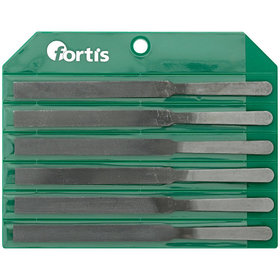 FORTIS - Kontaktfeilen-Satz 150mm Kreuzhieb 6-teilig in PVC-Tasche