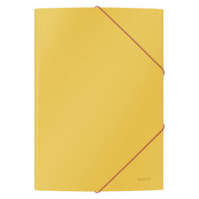 LEITZ® - Eckspannermappe Cosy, A4, warmes gelb, 30020019, 3 Klappen, Gummiband, Kar