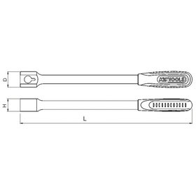 KSTOOLS® - 9x12mm ERGOTORQUEplus Universal-Einsteck-Schlüssel