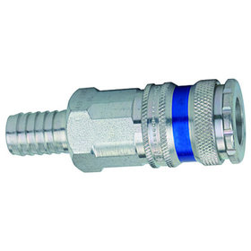 RIEGLER® - Schnellverschlusskupplung NW 10, Stahl/Messing verzinkt, Robustausf., LW 10