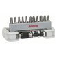 Bosch - Schrauberbit-Set Extra-Hart, 11-teilig, PH, PZ, T, 25mm, Bithalter