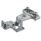 HETTICH - Grundscharnier Selekta Pro 2000,  230 °, Auflage 6.5 mm, mit Spreizmuffen, vernickelt