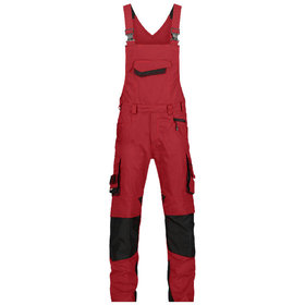 Dassy® - Voltic Arbeitslatzhose mit Kniepolstertaschen, rot/schwarz, Schrittlänge Standard, Größe 44