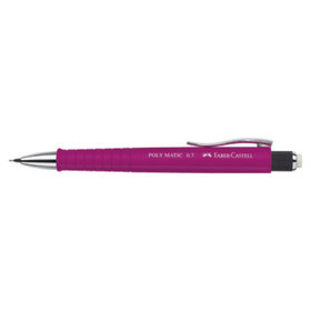 Faber-Castell - Druckbleistift POLY MATIC, B, 0,7mm, pink, 133328