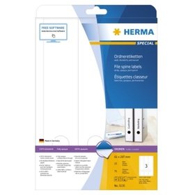 HERMA - Ordneretikett 5135 lang/breit sk weiß 75er-Pack