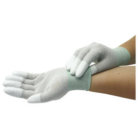 WETEC - Handschuhe, PU-beschichtete Fingerkuppen, ESD, XL, Kupferfaden