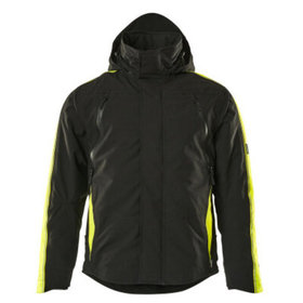 MASCOT® - Tolosa Winterjacke HARDWEAR, Schwarz/hi-vis Gelb, Größe L