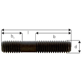 FORMAT - Stiftschraube DIN 6379 M6x50mm