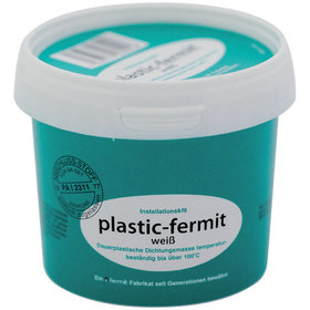 fermit - Dichtungsmasse plastik-, weiß, 1/2kg-Dose