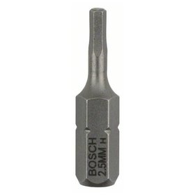 Bosch - Schrauberbit Extra-Hart, HEX 2,5, 25mm, 3er-Pack (2607001720)
