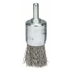 Bosch - Pinselbürste, Edelstahl, gewellter Draht, 0,3mm, 25mm, 4500 U/ min (2608622127)