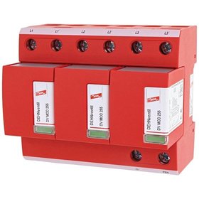 DEHN - Kombi-Ableiter TS35 3p TN-C 230VAC 1,5kV 6TE Hutschiene 35mm 50kA opt