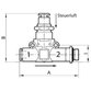 RIEGLER® - Pneumatisch entsperrbares Rückschlagventil Schlauch-Gewinde, G 1/4", Schlauch 6