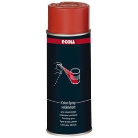 E-COLL - Buntlack Colorspray seidenmatt Alkydharz 400ml Spraydose feuerrot