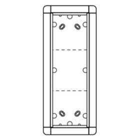 Ritto - Rahmen-Türstation 3f AP Portier si Alu 133x326x37mm