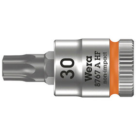 Wera® - Schraubendreher-Einsatz 1/4" 8767 A HF mit Rändel, für TORX® T30 x 28mm