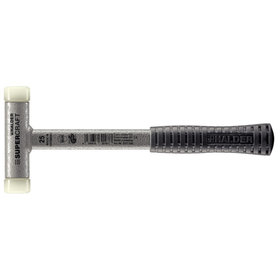 HALDER - SUPERCRAFT-Schonhammer, mit bruchsicherem Stahlrohrstiel und ergonomisch geformtem, rutschsicherem Griff | D=25 mm | 3377.025