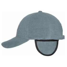 James & Nicholson - Fleece Cap mit Ohrenschutz MB7510, grau, Einheitsgröße