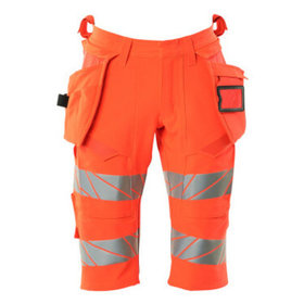 MASCOT® - Shorts, lang mit Hängetaschen ACCELERATE SAFE, hi-vis Rot, Größe C58