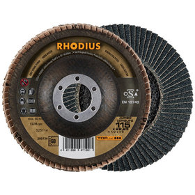 RHODIUS - Lamellenschleifscheibe JUMBO LL 115mm K 60