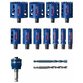 Bosch - EXPERT Tough Material Lochsäge-Set, 20/22/25/32/35/40/44/51/60/68/76 mm, 14-tlg. (2608900448)