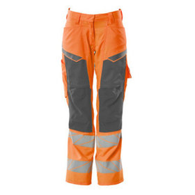 MASCOT® - Hose mit Knietaschen ACCELERATE SAFE, hi-vis Orange/Dunkelanthrazit, Größe 76C34