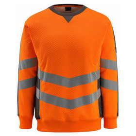 MASCOT® - Wigton Sweatshirt SAFE SUPREME, hi-vis Orange/Dunkelanthrazit, Größe 2XL