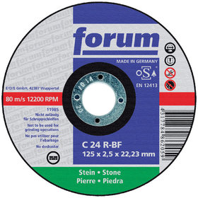 forum® - Trennscheibe für Stein 125x2,5mm gekröpft