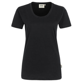 HAKRO - Damen T-Shirt Classic 127, schwarz, Größe M