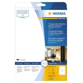 HERMA - Folienetikett 8020 210x297mm tr 25er-Pack