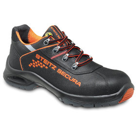 Steitz Secura - Sicherheitshalbschuh VX 7500 ESD, S3 SRC CI, schwarz/orange, NB, Größe 39