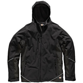Dickies® - Wetter- und Kälteschutz-Softshelljacke JW7010, schwarz/schwarz, Größe XL