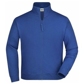 James & Nicholson - Sweatjacke French Terry JN058, königs-blau, Größe XXL