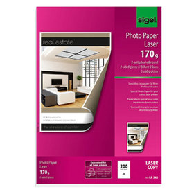 sigel® - Fotopapier LP342 DIN A4 170g weiß 200 Blatt/Packung
