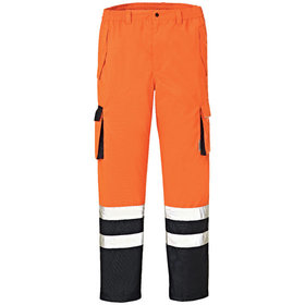 4Protect® - Warnschutzhose BALTIMORE 3491, warnorange/marineblau, Größe M