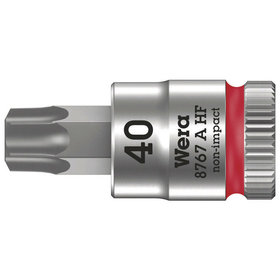 Wera® - Schraubendreher-Einsatz 1/4" 8767 A HF mit Rändel, für TORX® T40 x 28mm