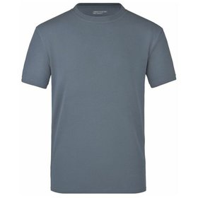 James & Nicholson - Cooldry T-Shirt JN023, carbon, Größe L