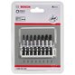 Bosch - Schrauberbit-Set Impact Control, 8-teilig, 1 x T15, T40, 2x T20, T25, T30, 50mm (2608522329)