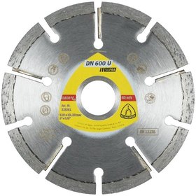 KLINGSPOR - Diamanttrennscheibe DN 600 U, 80 x 6 x 22,23mm 6 Segmente, 1 Stück