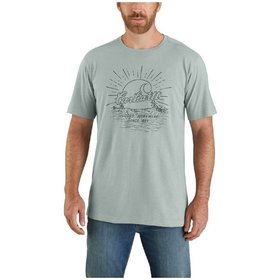 carhartt® - Herren T-Shirt SOUTHERN WATER S/S GRAPHIC T-SHIRT, blue cast, Größe L