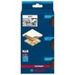 Bosch - EXPERT S470 Combi Block, 69 x 97 x 26 mm, M, F, SF, 3-teilig für Handschleifen (2608901174)