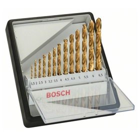 Bosch - Metallbohrer-Set Robust Line HSS-TiN, 135°, 13-teilig, 1,5 - 6,5mm (2607010539)