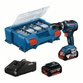 Bosch - Akku-Bohrschrauber GSR 18V-55 2x 5,0Ah 100-teiliges Zubehör-Set