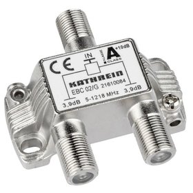 Kathrein - Verteiler F-Conn 2f 5-1218MHz 3,9dB