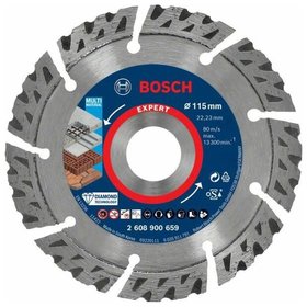 Bosch - EXPERT MultiMaterial Diamanttrennscheiben, 115 x 22,23 x 2,2 x 12 mm (2608900659)