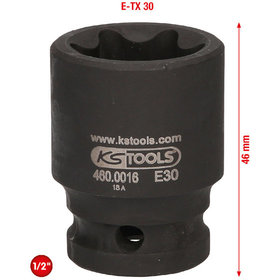 KSTOOLS® - 1/2" Spezial-Stecknuss für Mercedes, E30, 46 mm kurz